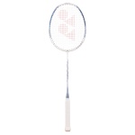Yonex Badmintonschläger Nanoflare 001 Clear (grifflastig, flexibel) weiss - besaitet -